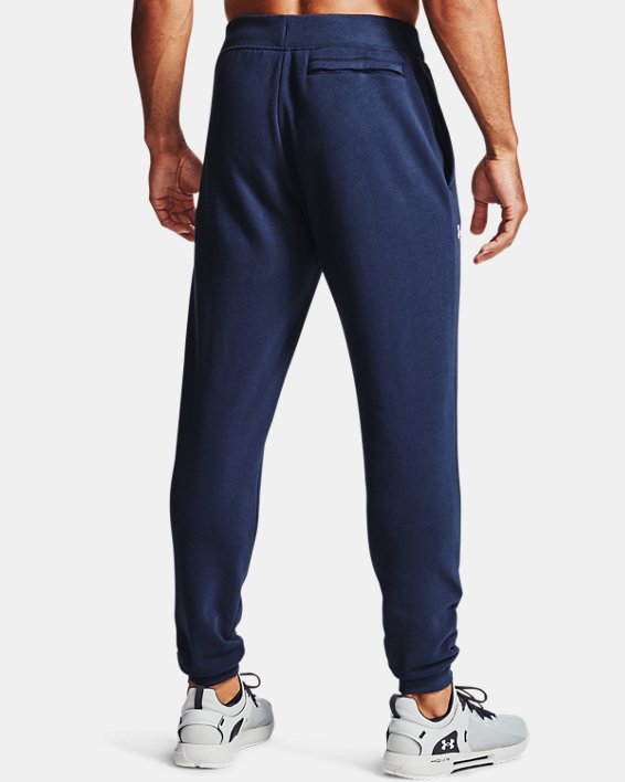 Pantalon de jogging UA Rival Cotton pour homme, Navy, pdpMainDesktop image number 1